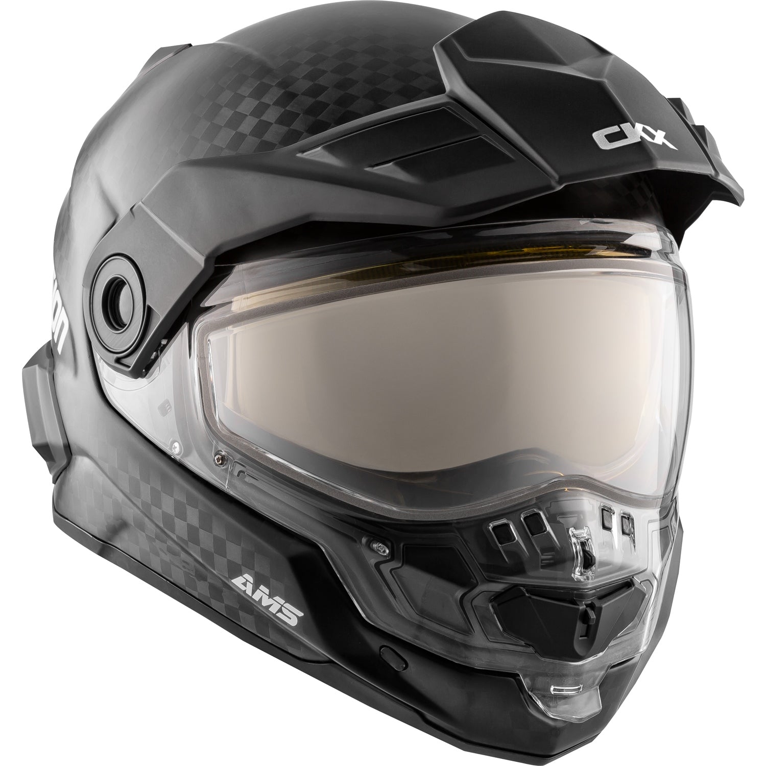 CKX Mission Carbon - Casque de Motoneige Électrique