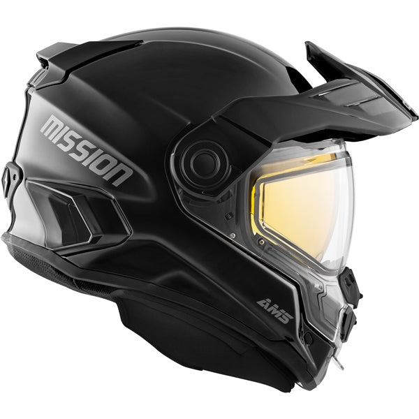 CKX Mission Solid - Casque de Motoneige Électrique
