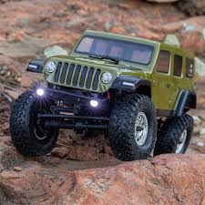 Axial - AXI00002V3T4 - SCX24 4WD RTR Jeep Wrangler JLU Green