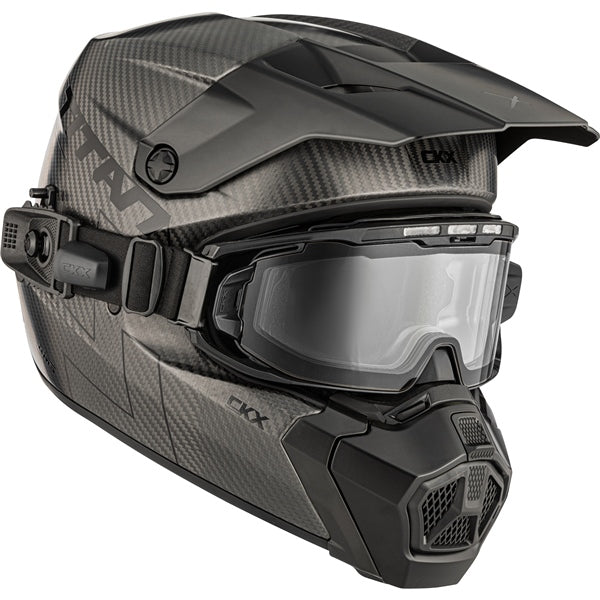 CKX Titan AMS Pro Carbone - Casque de Motoneige Electrique