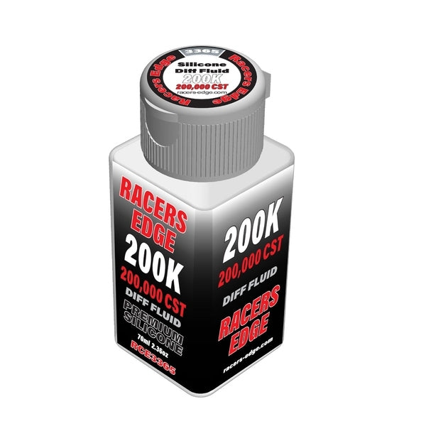 Racers Edge - 200,000cSt 70ml 2.36oz Pure Silicone Diff Fluid