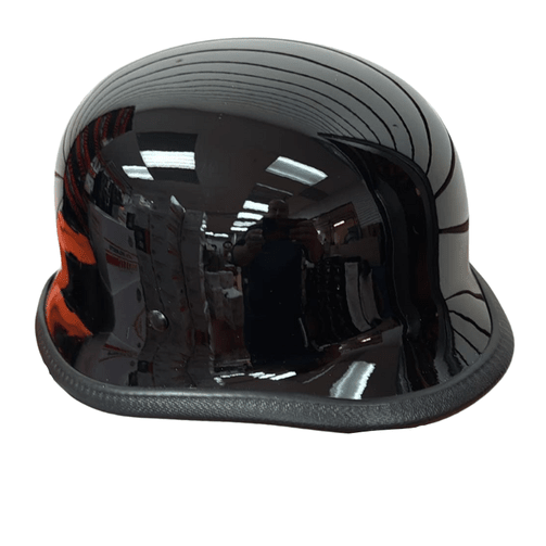 flat black german motorcycle helmet BFR610 German