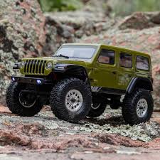 Axial - AXI00002V3T4 - SCX24 4WD RTR Jeep Wrangler JLU Green